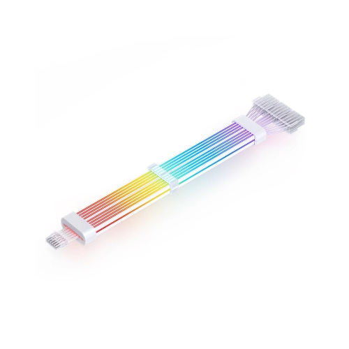 [JONSBO 喬思伯]《DY2 顯卡12+4pin (12VHPWR) 純白電源延長發光線 延長線》(JO-NZ-DY2-2)