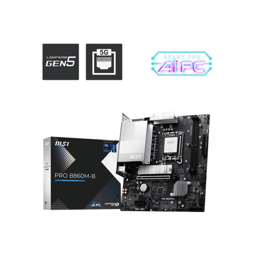 [MSI 微星]《PRO B860M-B》M-ATX/LAN 5G/註四年